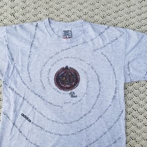 Vintage Adidas Special Olympics All Over Print AOP 1995 Graphic T Shirt